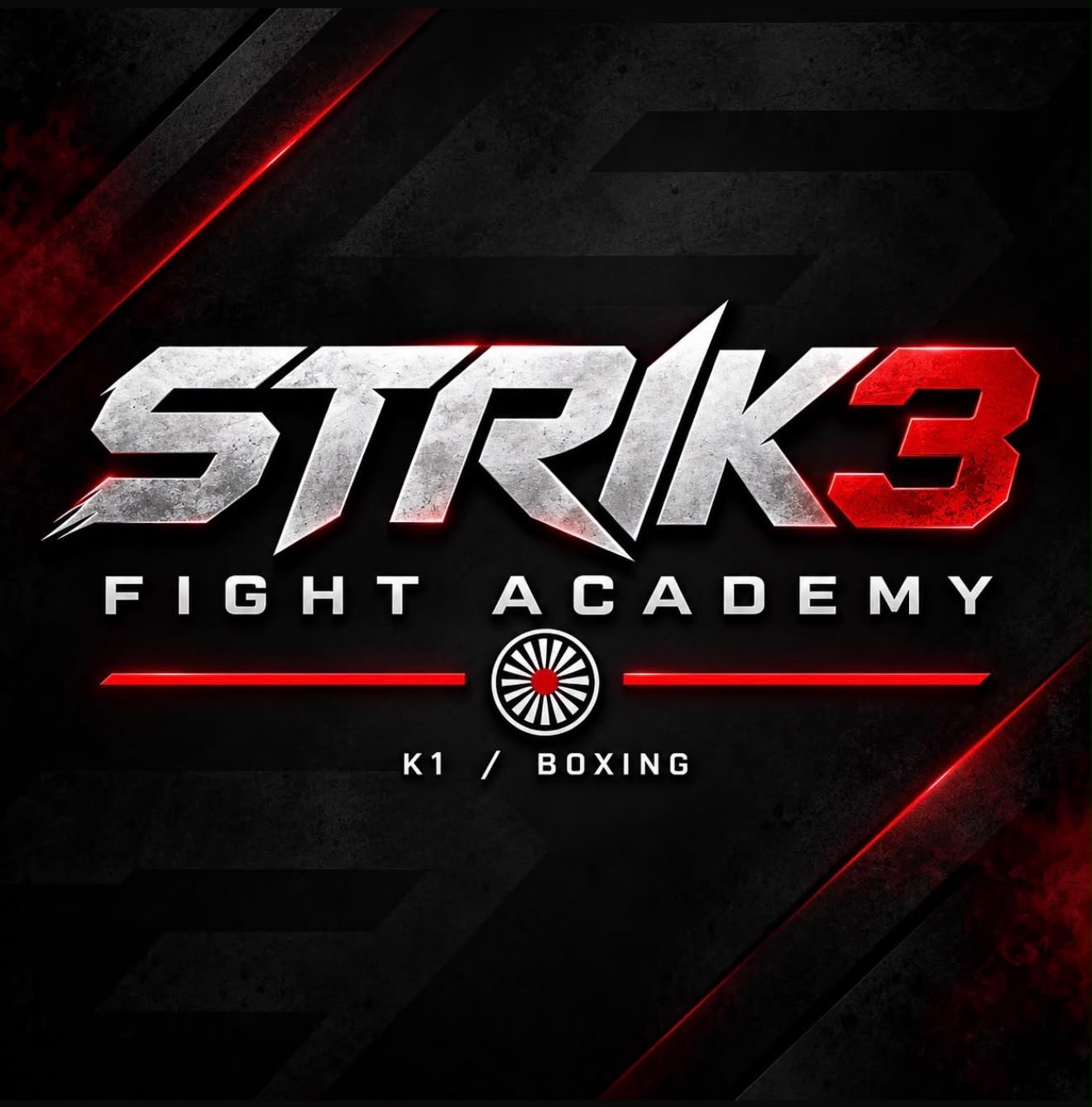Strik3 Fight Academy K1 kickboxing and boxing gym logo
